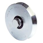 305V-120 / RUEDA ACERO GALVANIZADO CON PERNO PARA FIJAR 2 RODAMIENTOS 120mm	cod 11502050 001
