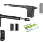 KIT  MOTOR BATIENTE RAM 300  PUERTAS 300 Kg 2 HOJAS Cod. GKRM300HLB900